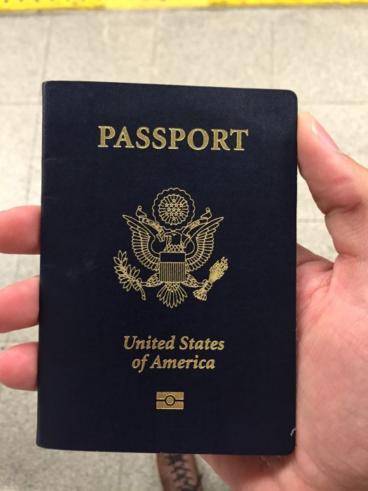 My passport, safe and sound!