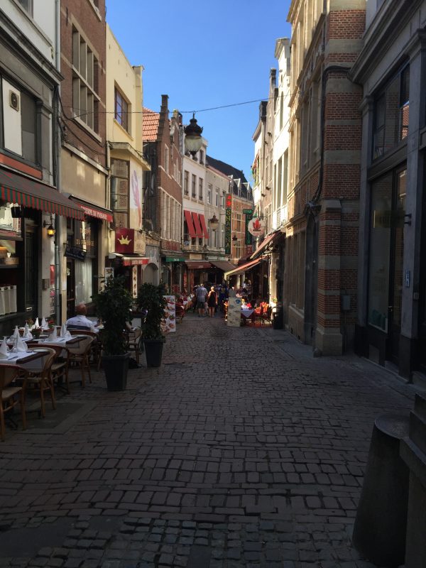 A cute street in Brussels