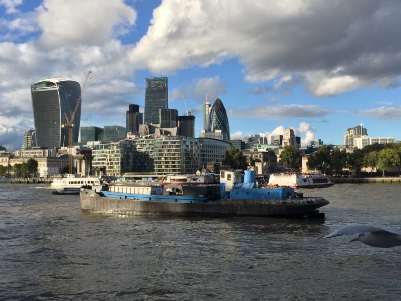 Thames and London skyline