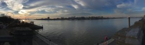 Antwerp panorama over River Scheldt