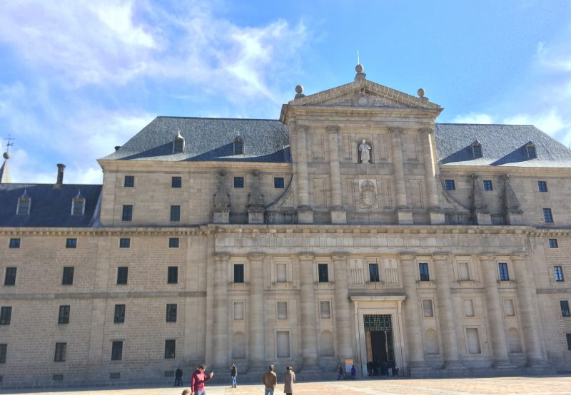 The front of El Escorial