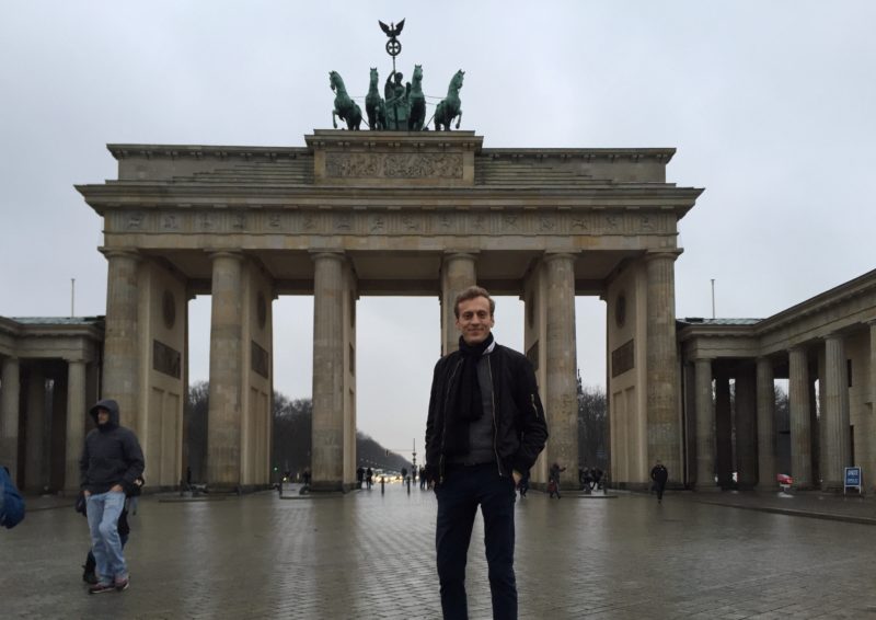 Myself at the Brandenburg Gate