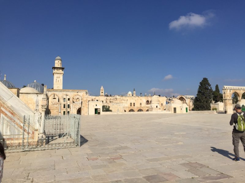 On top of the Temple Mount