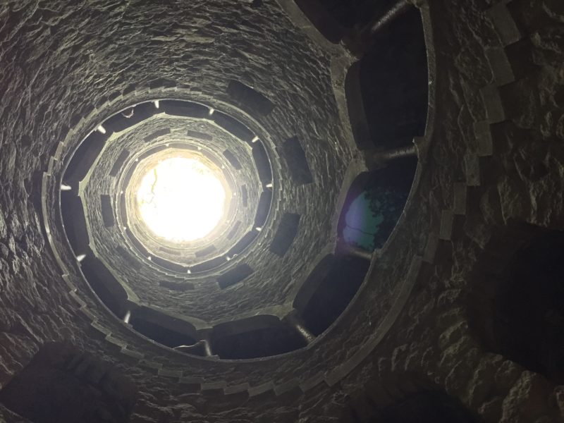 Looking up from inside the Initiatic Well
